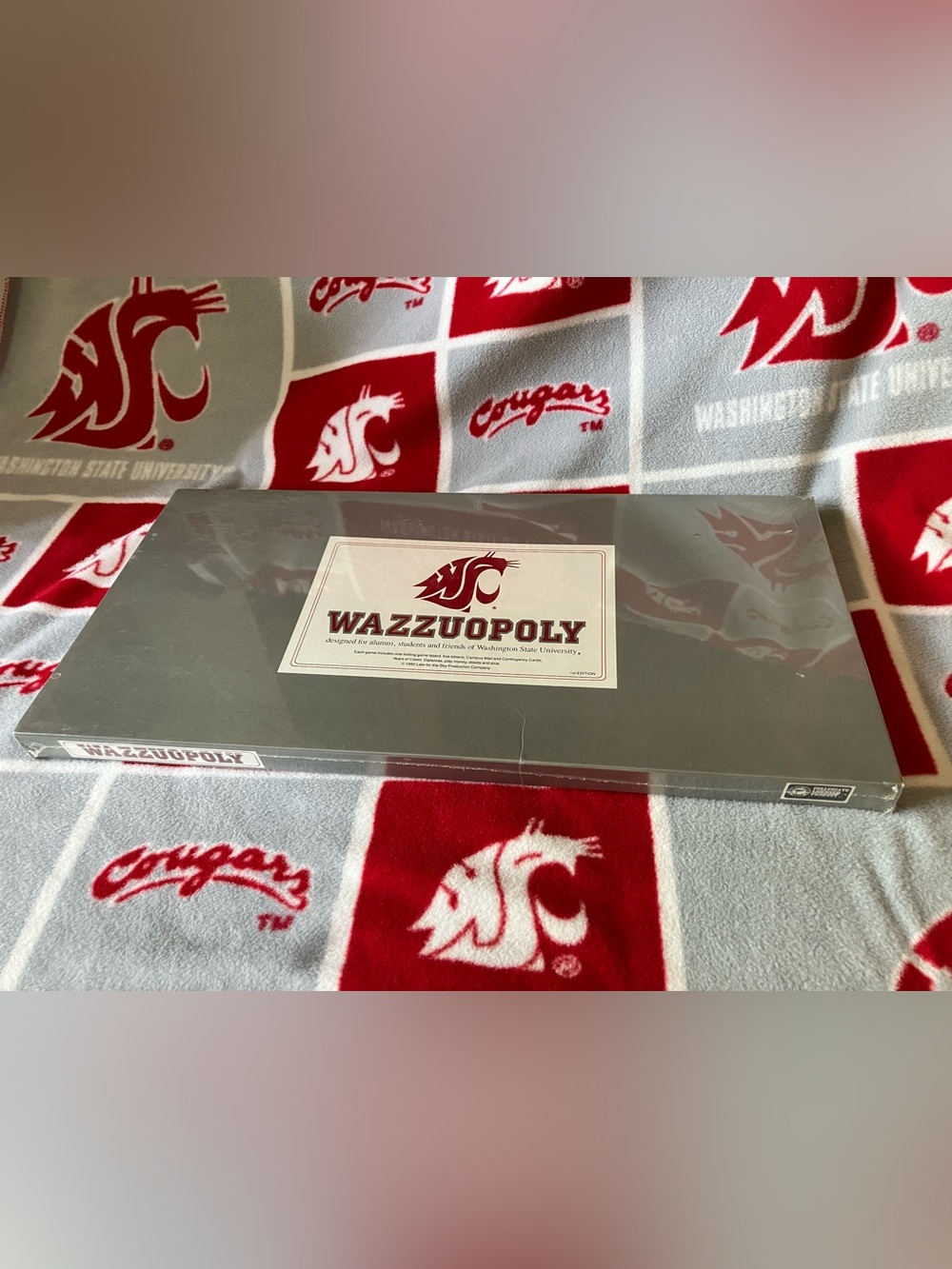 Wazzuopoly Monopoly Style Game 1st Edition Washington State University Sealed